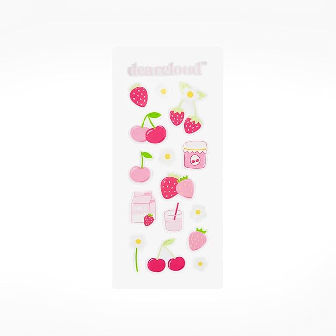 dearcloud Sky/Shadow – Strawberry Garden – eye shadow palette makeup with 10 Ultra-Fine Pigments & Dual-Ended eyeshadow brush – Korean beauty eye makeup (Strawberry Garden)