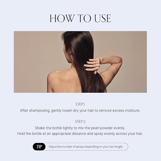 GROWUS Damage Therapy No-Wash Treatment True me - Korean Hair Care, Heat Protectant, Leave-In Hair Serum for Frizzy, Dry, Damaged Hair, 8.45 Fl Oz (Violet, Floral Musk)