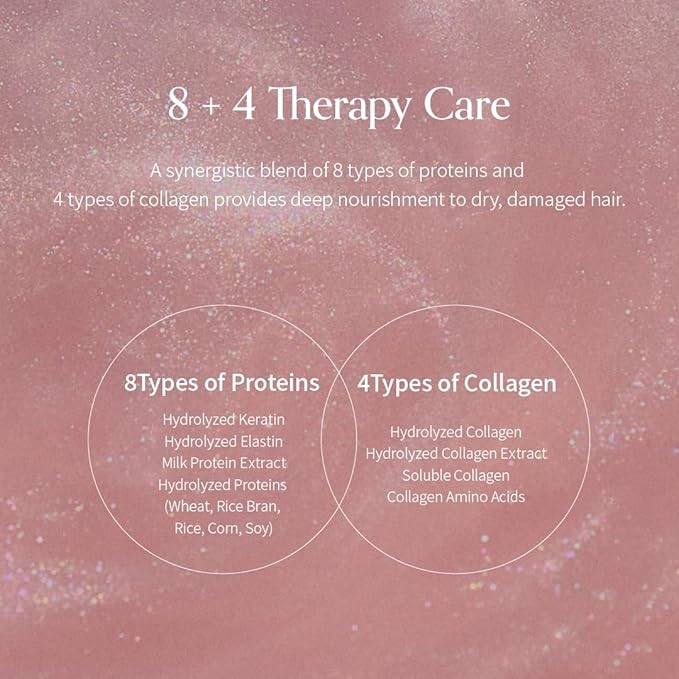 GROWUS 3-Step Repair Trio – Damage Therapy Shampoo + Protein-Infused Cream Treatment + Spray-Type No-Wash Leave-In with Collagen & Heat Protection | KoreanHair Routiine for Dry Frizzy Hair