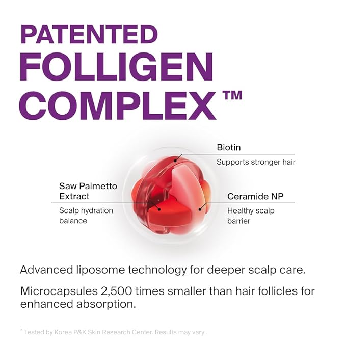 Dr.FORHAIR Folligen Silk Shampoo | Korean Haircare for Volume & Damage Care | Smooths and Softens Rough Hair | For Hair Thickening & Fuller Looking, 16.91 fl oz