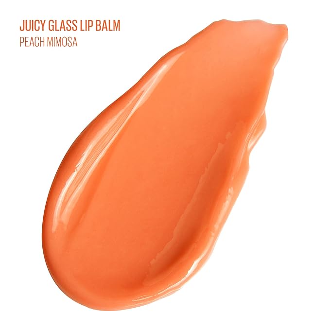 Kaja Juicy Glass Lip Balm | Plumping Lip Gloss Hydrating Lip Balm, Korean Beauty Tinted Lip Care, Moisturizing Lip Products, Nourishing Lip Moisturizer, Radiant Glow | Peach Mimosa, 0.15 oz