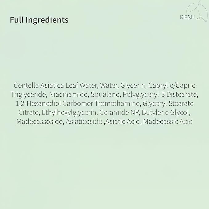 Korean Cica Repair Cream – Hydrating Face Moisturizer for Sensitive & Dry Skin | Redness Relief, Soothing Cream with Ceramide & Panthenol (Fragrance-Free, 50ml)