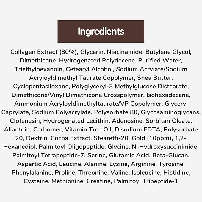 Elensilia 80% Collagen With Gold Peptides Eye Cream - Snail Secretion Filtrate + Matrixyl 3000 + Haloxyl For Wrinkles, Dark Circles, Moisturizer - Korean Skin Care, 0.7 fl.oz