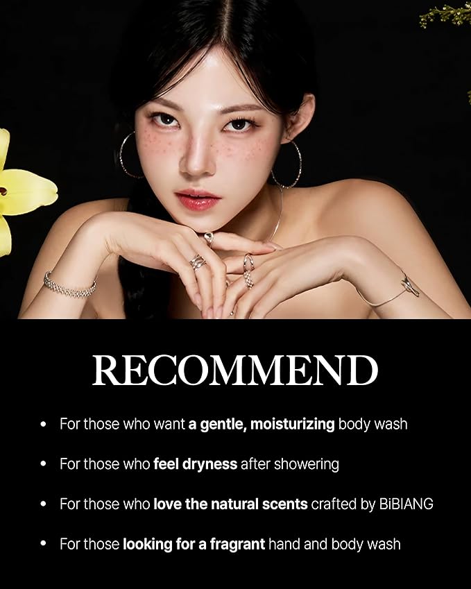 New York in Tilly Body Wash - Korean Body Care for Cleansing & Moisturizing - Hydrating Body Care Formula with Floral Lily Scent, Honey Propolis & Chamomile - 10.82 fl.oz