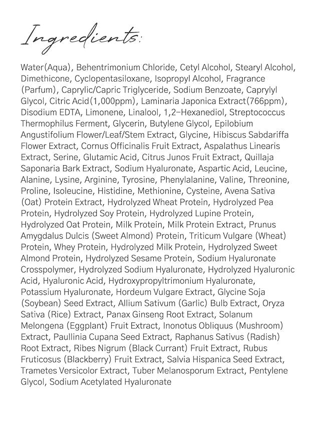 laferme Laminaria Conditioner with Organic ingredient, Damaged Hair Care Korean Conditioner, Hydrating & Smoothing, Anti-Frizz, Sulfate & Paraben Free, for Women & Men, 33.81 Fl Oz, Pear & Freesia