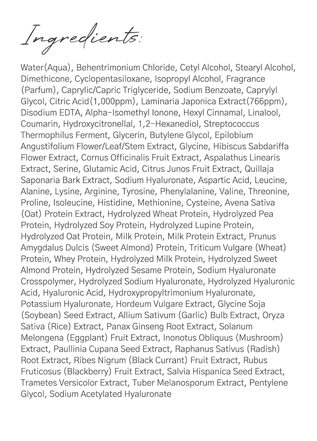 laferme Laminaria Conditioner with Organic Ingredient, Damaged Hair Care Korean Conditioner, Hydrating & Smoothing, Anti-Frizz, Sulfate & Paraben Free, for Women & Men, 33.81 Fl Oz, White Musk