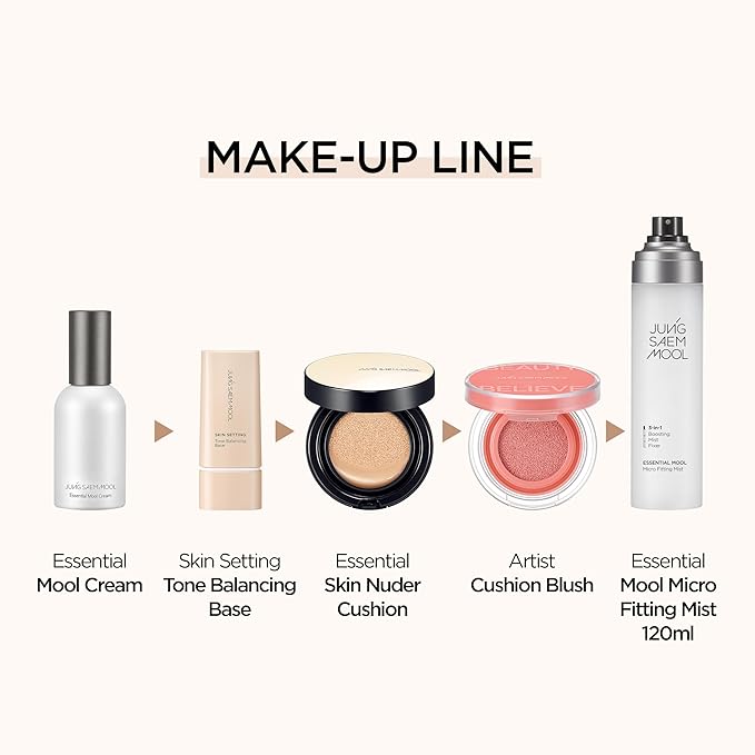JUNG SAEM MOOL Skin Setting Tone Balancing Base 1.35 Fl Oz, Natural Expression & Pore Blurring Makeup Primer, Hydrating K-Beauty Foundation Base for a Flawless Bare-Face Look, Korean Makeup