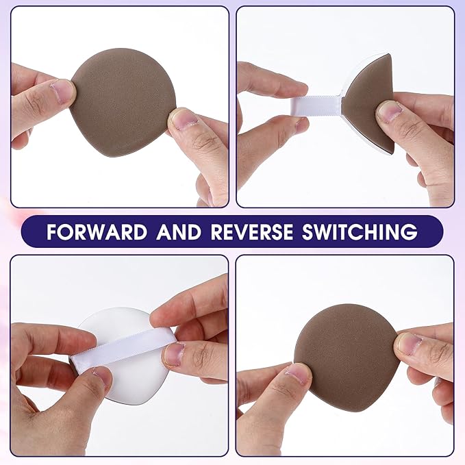 7Pcs Korean Makeup Sponge Puff Air Cushion Makeup Puffs for Foundation Concealer Teardrop Mix Setting Powder Puff Makeup Cushion Puff Foundation Sponge Blender Sponge for Liquid, Cream, and Powder