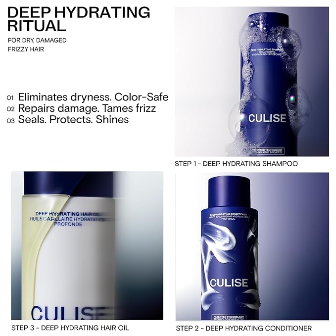 Korean Hair Care Deep Hydrating Shampoo for Dry Damaged Color Treated Hair - Moisturizing, Strenghtening - Rice Water, Caffeine, Argan Oil, Probiotics, Hyaluronic Acid, Turmeric, Sulfate Free