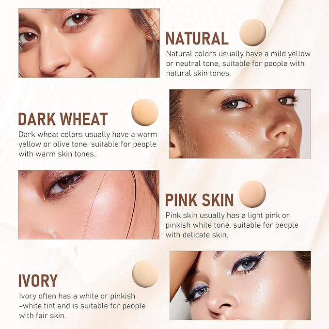 Flawless Eraser Foundation Stick,Korean Hydrating Lightweight Foundation Stick with Brush,Multi-Use Foundation Stick Makeup, Waterproof Thin and Cover Blemishes for All Skin Types (deep wheat, 05)