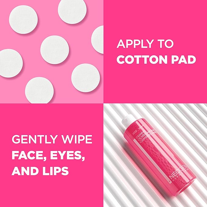 DERMALOGY by NEOGENLAB NEOGEN Calming Cleansing Water Cica Tree Micellar 13.52oz(400ml) for Sensitive Skin/Korean Skin Care/K-Beauty/mild cleansing