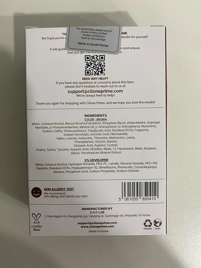 Korean Eye Brow Color Kit - Eye Lash Color Kit Brow Color for Eyebrows Lash Color Brown