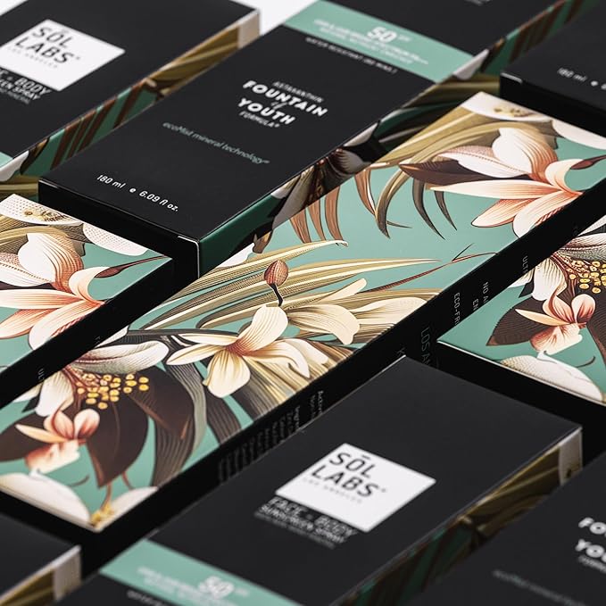 SOL LABS Mineral Sunscreen Spray SPF 50 – Reef Safe Sunscreen Spray, Lightweight Zinc Oxide, Water-Resistant – Korean Skincare, Face & Body Sun Protection