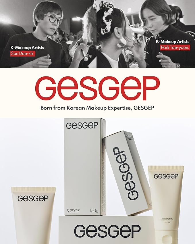 Bare Cream Korean Face Moisturizer by Top Makeup Artists - Ceramide Hyaluronic Acid Daily K-Beauty Skincare - 100Hr Hydration Barrier Repair Makeup Primer for Sensitive Dry Skin, 2.82 oz.