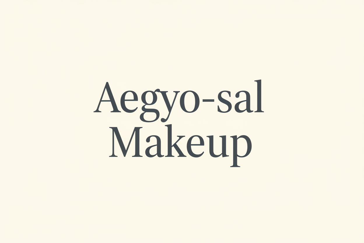 Aegyo-sal Makeup