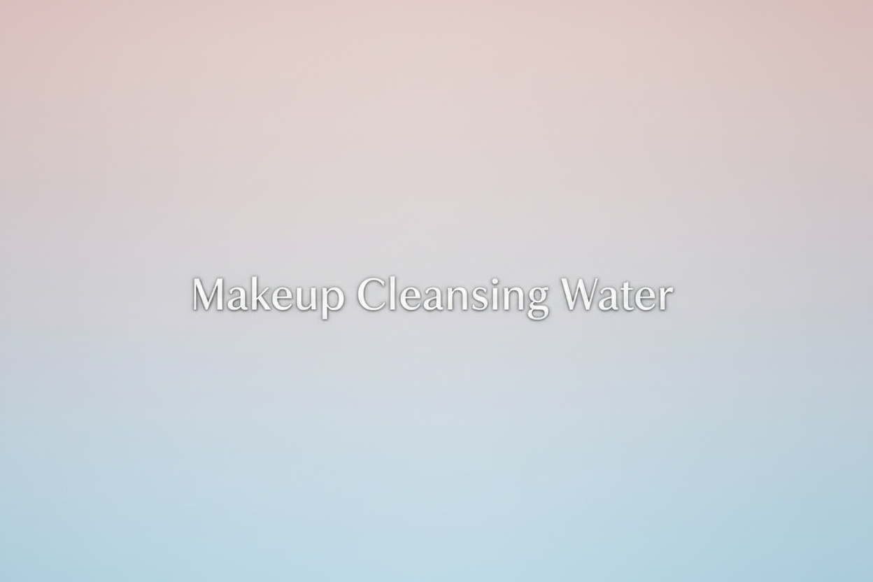 Makeup Cleansing Water