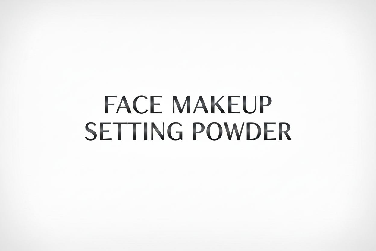 Face Makeup Setting Powder
