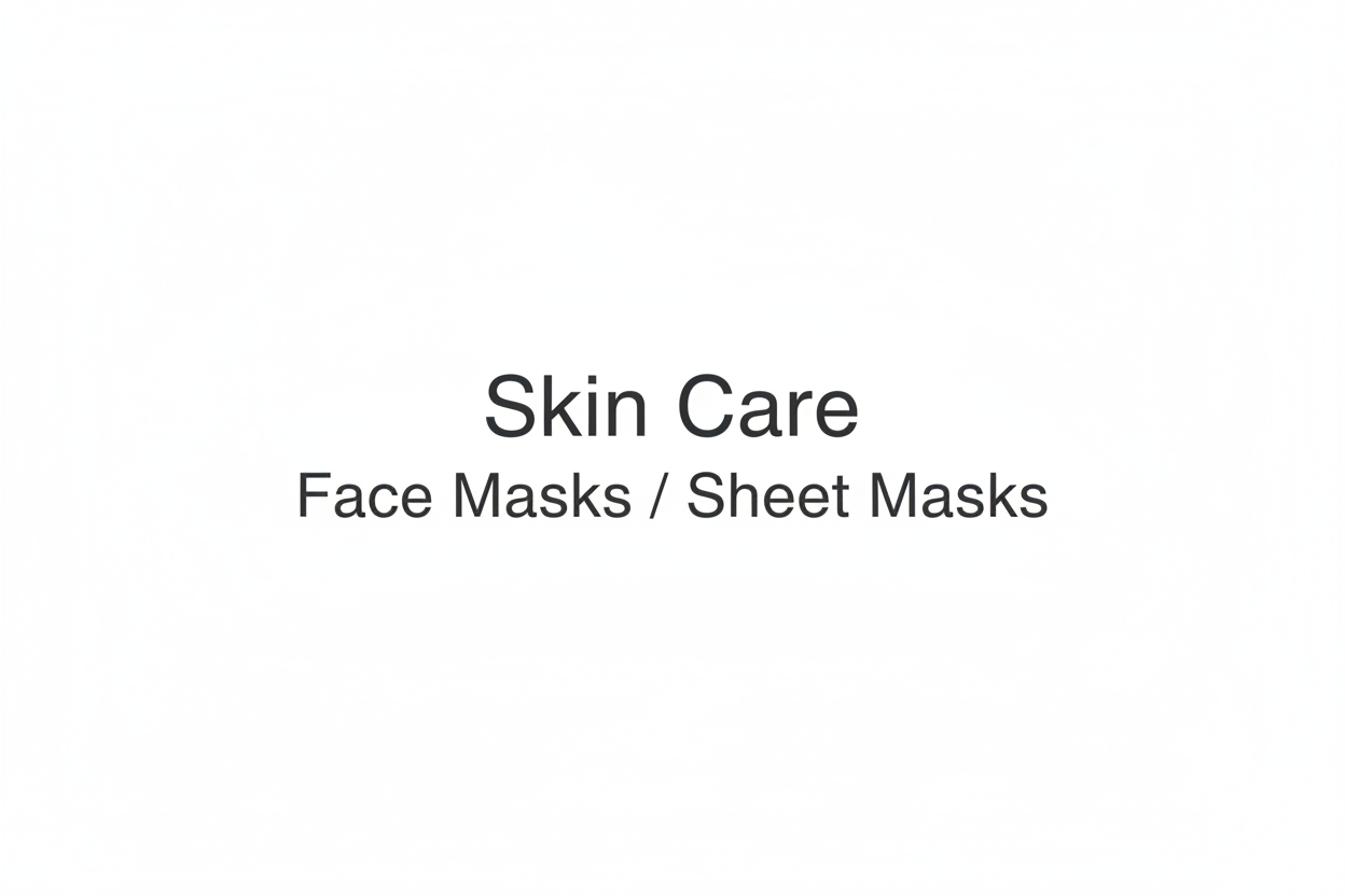 Skin Care Face Masks / Sheet Masks