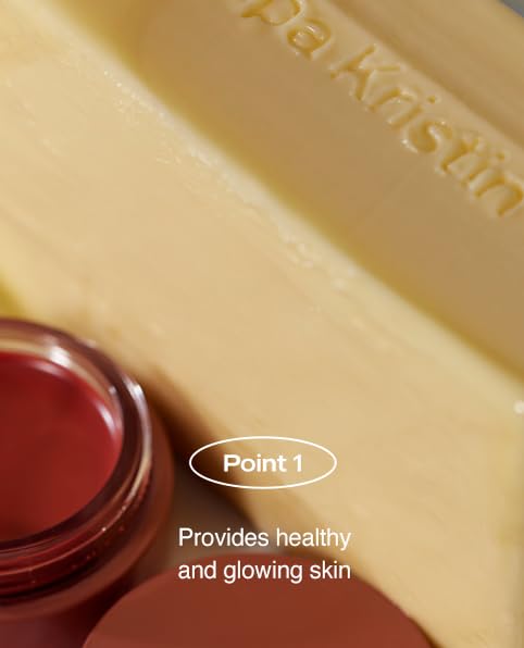 HAPA KRISTIN Gleam Glow Lip and Cheek Tint, Hydrating Korean Cream Blush with Long-Lasting Wear, Buildable with Radiant Finish, Plum Red 102, 0.15 oz