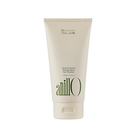 ANILLO Patchouli Garden Damage Repair Hair Treatment – Korean Hair Mask for Damaged Hair w/Patchouli Leaf Water, Protein Complex & Amino Acids – Vegan Hair Treatment Conditioner (5.07 fl oz)