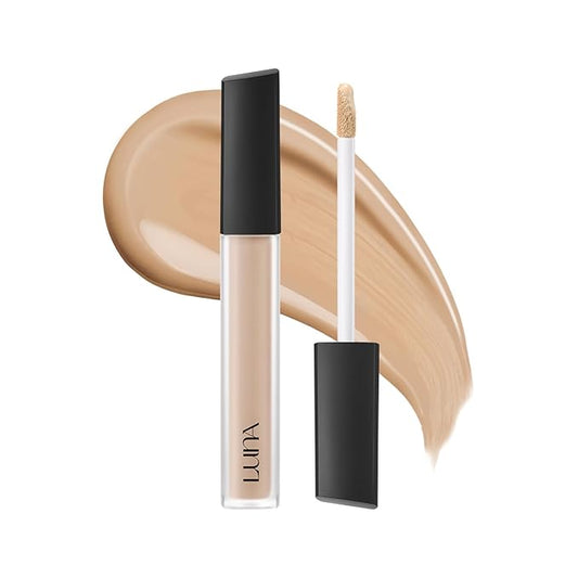 [NEW] AEKYUNGLUNA Long Lasting Tip Concealer 23N | Moisturizing Liquid Type | Full Coverage for Dark Circles, Fine Lines & Redness | Korean Makeup, 0.25 oz