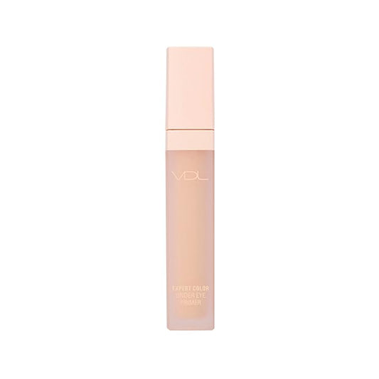 VDL Expert Color Under-Eye Primer (Salmon, 0.19 oz) - Color-Correcting Concealer for Dark Circles, Uneven Skin Tone. Hydrating, Smooth. Korean Makeup.