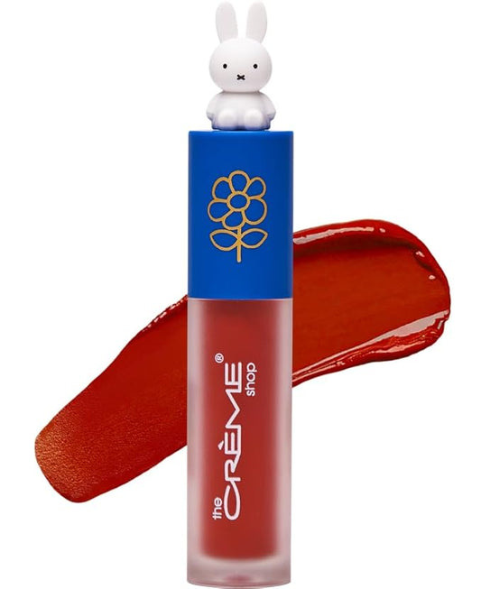 The Crème Shop Miffy Lip Stain, Glossy Finish, Long Wear, Formulated with Jojoba Oil, Sunflower Oil to hydrate, soothe, and moisturize lips, Korean formula - Available in 5 Shades (Fabulous Fig)