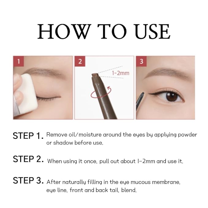 BBIA Last Auto Gel Eyeliner SLIM 5 Colors – Ultra-Fine Waterproof Mechanical Gel Eye Liner Pencil Smudge-Proof Easy Drawing Smooth Gliding Texture Vegan Korean Eye Makeup (S4 CHOCOLAT BONBON SLIM R)