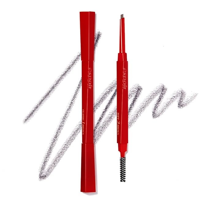 Espoir The Brow Balance Pencil #4 Ash Brown | Eye Brow Pencil that's Natural and Easy to Draw without Clumping | A Detailed and Rich Eyebrow Texture | Korean Makeup