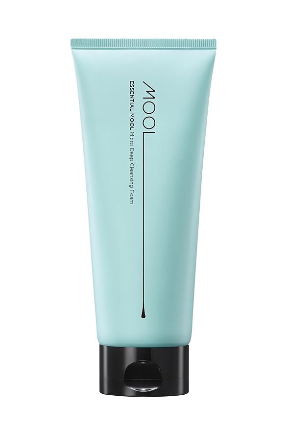JUNG SAEM MOOL Essential Mool Micro Deep Cleansing Foam 6.76 Fl Oz, Face Wash for Deep Pore Cleansing, Makeup Removal, Gentle AHA PHA Exfoliating Cleanser, Hydrating Facial Wash, Korean Skin Care