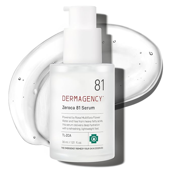 Zeroca 81 Serum – Korean Wild Rose Serum for Acne-Prone & Sensitive Skin – Balances Oil-Water, Soothes Redness, Fades Post-Blemish Marks, Firms & Hydrates 1.01 oz. 30 ml