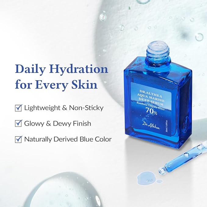 Dr.Althea Holiday Gift Set - Post Acne Care Set (Aqua Marine) | Daily Soothing & Deep Hydration Care | Korean Vegan Skincare for All Skin Types