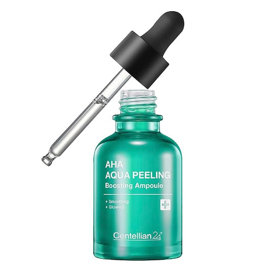 Centellian 24 AHA Aqua Peeling Boosting Ampoule (AHA Peeling Ampoule, 1.01fl oz) - Gentle Exfoliating & Hydrating Serum with AHA Complex, Refines Pores & Enhances Skin Clarity, Korean Skin Care