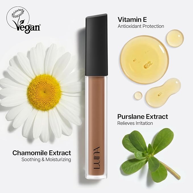 [NEW] AEKYUNGLUNA Long Lasting Tip Concealer 29N | Moisturizing Liquid Type | Full Coverage for Dark Circles, Fine Lines & Redness | Korean Makeup, 0.30 oz