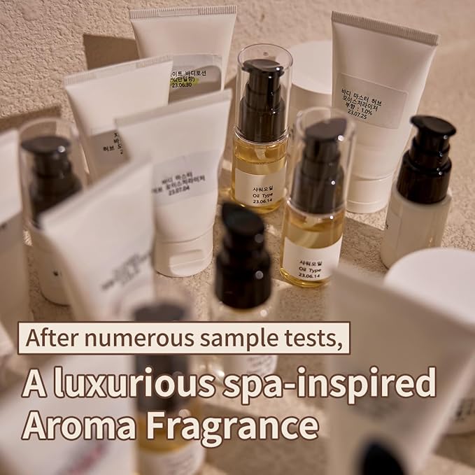 Aroma Nut Slim Fit Body Lotion-Korean Skin Care with 11 Aroma Essential Oils Extract, Anti-Cellutile Lotion, Natural Aroma Scent, Gluten-Free(200ml / 6.76 fl oz.)