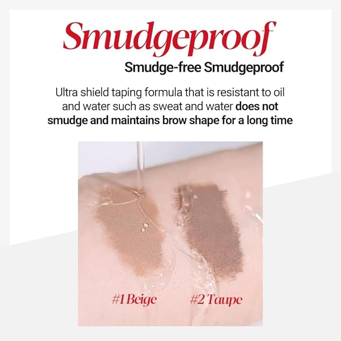 Espoir The Brow Color Fixing Cara #4 Fake Bleach | Easy Fixing without Clumping with Skinny Brush, Long-Lasting & Smudge-proof Eyebrow Mascara, Soft Mood Coloring Tinted Gel, Korean Makeup, 0.1 Fl Oz.