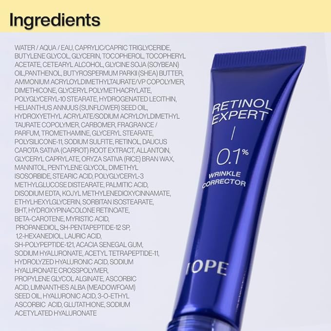 IOPE Retinol Expert 0.1% - Anti-Aging Serum with Pure Retinol, Reduce Wrinkles & Fine Lines, Pore Refining, Ideal for Retinol-Experienced User, Dermatologist Tested Korean Skincare, 1.01 fl.oz.