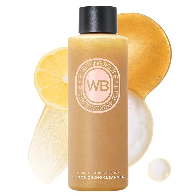 CHOSUNGAH BEAUTY Lemon Chung Bubble Cleanser with Salicylic Acid, LHA&PHA, Gentle Foaming Face Wash for Oily, Dry&Sensitive Skin, Hydrating&Exfoliating Formula, Korean Skincare (6.76 Fl Oz)