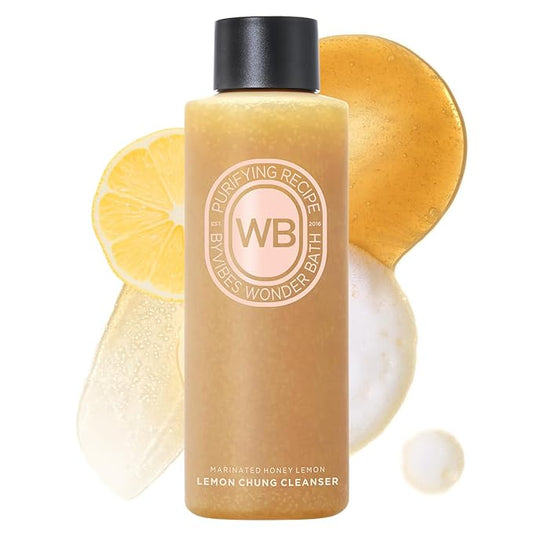 CHOSUNGAH BEAUTY Lemon Chung Bubble Cleanser with Salicylic Acid, LHA&PHA, Gentle Foaming Face Wash for Oily, Dry&Sensitive Skin, Hydrating&Exfoliating Formula, Korean Skincare (6.76 Fl Oz)