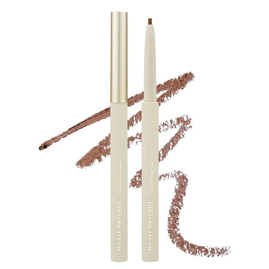 Heart Percent Dote On Mood Contour Eyeliner Slim, Long Lasting Aegyosal Waterline Extended Twim Liner for Eye Contouring Makeup, C4. Born to be Twim