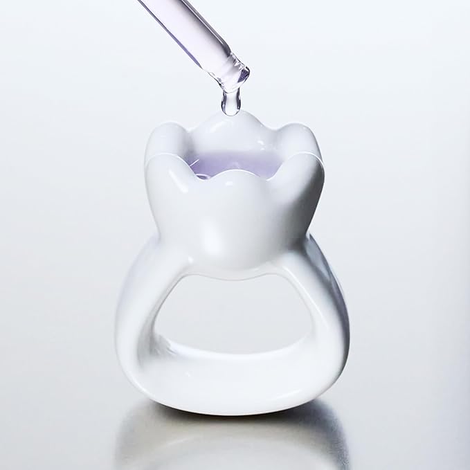 HAUA Ring Gua Sha, Korean Facial Tools, Premium Natural Ceramic, Massager, Multi-use Face & Body, Stocking Stuffers, Holidy Gift | 2oz