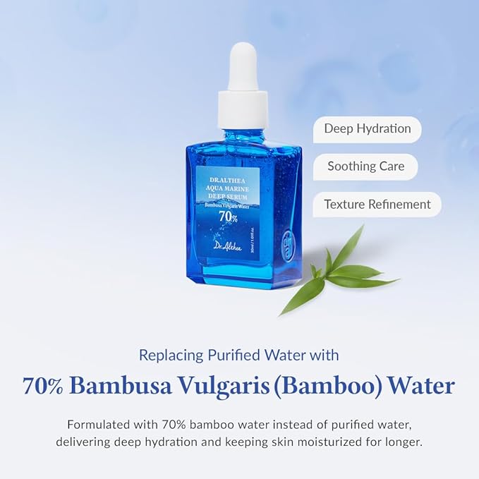 Dr.Althea Holiday Gift Set - Post Acne Care Set (Aqua Marine) | Daily Soothing & Deep Hydration Care | Korean Vegan Skincare for All Skin Types