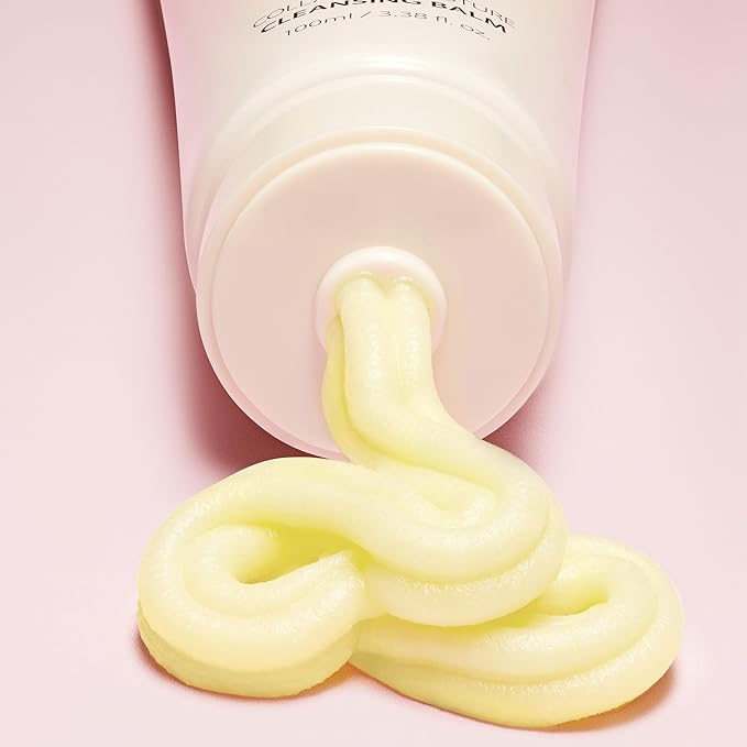 MAKE P:REM Collagen Moisture Cleansing Balm, Gentle Deep Cleansing Makeup Remover for Pore Tightening & Enhancing Skin Barrier, Korean Skin Care, 3.38 fl.oz, 100ml