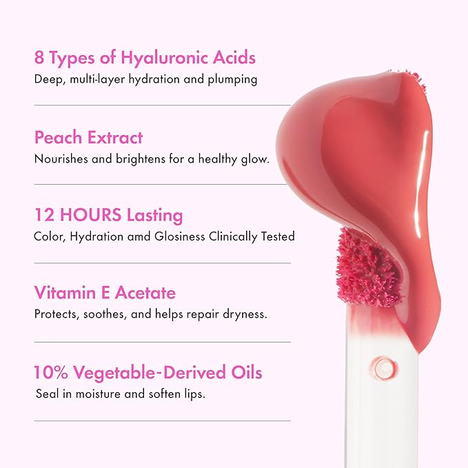 Amuse Seoul Jel-Fit Tint (02 Healthy Salmon) | Korean Jelly Lip Tint, Long-Lasting Lip Stain, Hydrating & Glossy, Hyaluronic Acid for Smooth Moisturized Lips, High Pigmentation, Vegan