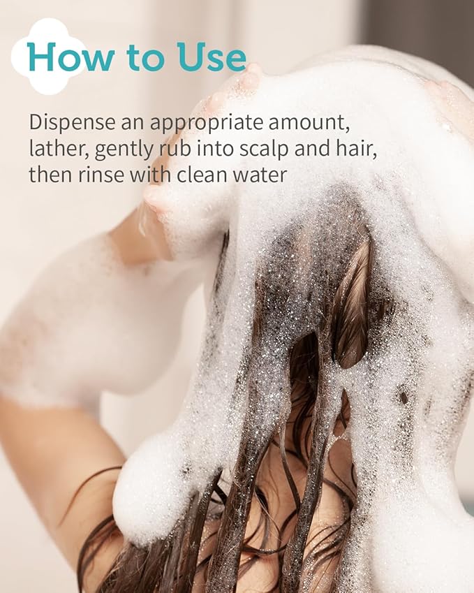 GOONGBE Kids' Silky Shampoo - Korean Kids Hair Softening Shampoo - Shiny and Glossy Hair for Weak, Frizzy and Tangle Prone Hair - Low pH & Silicone-Free Formula - Allergen Free Scent, 10.1 fl.oz.