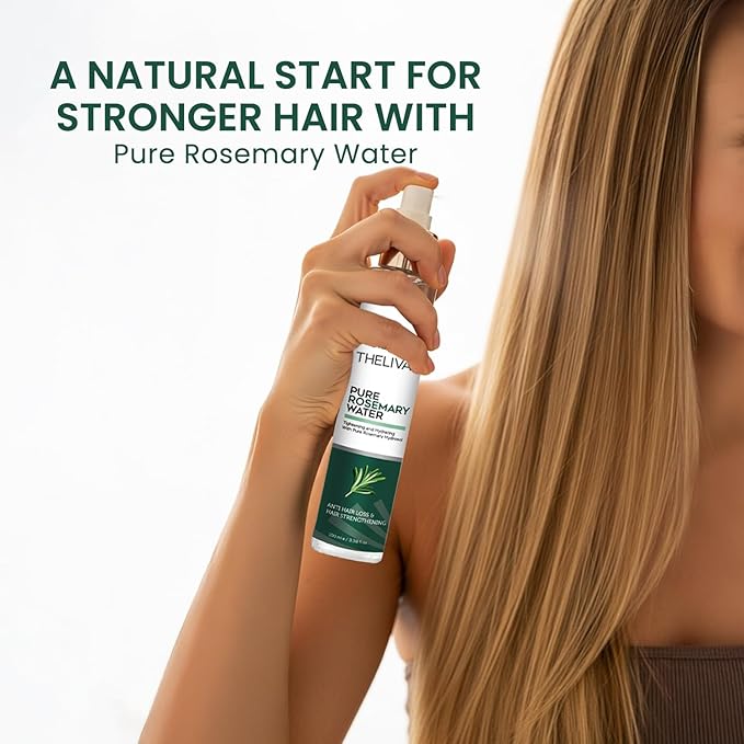 Rosemary Water – Organic For Hair Growth Spray & Tonic | Anti Hair Loss&Dandruff | Scalp Treatment For Hair Growth | Korean Scalp Treatment | Natural Hair Spray Organic No Chemicals 3.38 oz