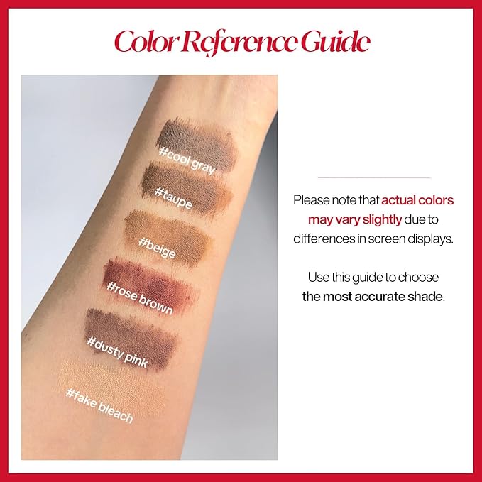 Espoir The Brow Color Fixing Cara #2 Taupe 0.1 fl oz | Easy Fixing without Clumping with Skinny Brush | Long Lasting Smudgeproof Eyebrow Mascara | Soft Mood Coloring Tinted Gel | Korean Eye Makeup