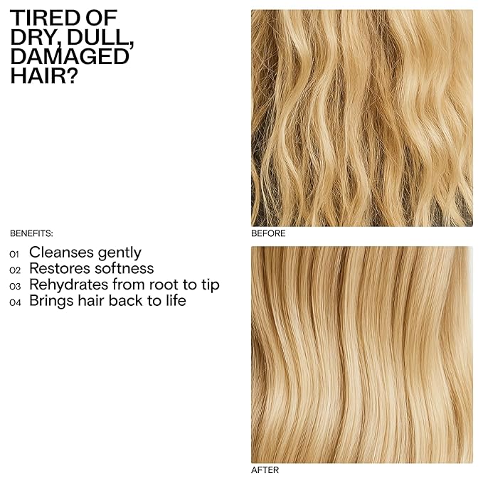 Korean Hair Care Deep Hydrating Shampoo for Dry Damaged Color Treated Hair - Moisturizing, Strenghtening - Rice Water, Caffeine, Argan Oil, Probiotics, Hyaluronic Acid, Turmeric, Sulfate Free