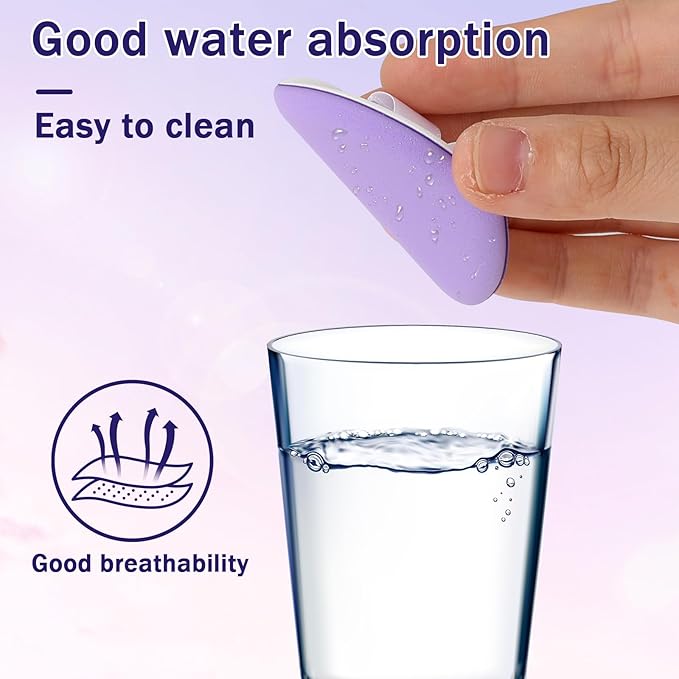 7Pcs Korean Makeup Sponge Puff Air Cushion Makeup Puffs for Foundation Concealer Teardrop Mix Setting Powder Puff Makeup Cushion Puff Foundation Sponge Blender Sponge for Liquid, Cream, and Powder