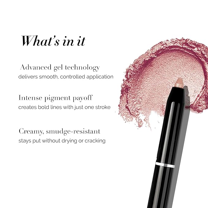 DLUX PROFESSIONAL Gel Eyeliner - 4g Stick Eye liner, Waterproof Pencil Gel Liner, Smooth Cream Eye shadow, Smudge-Free, Long-Lasting, Intense Colours, Easy To Use Korean Cosmetic